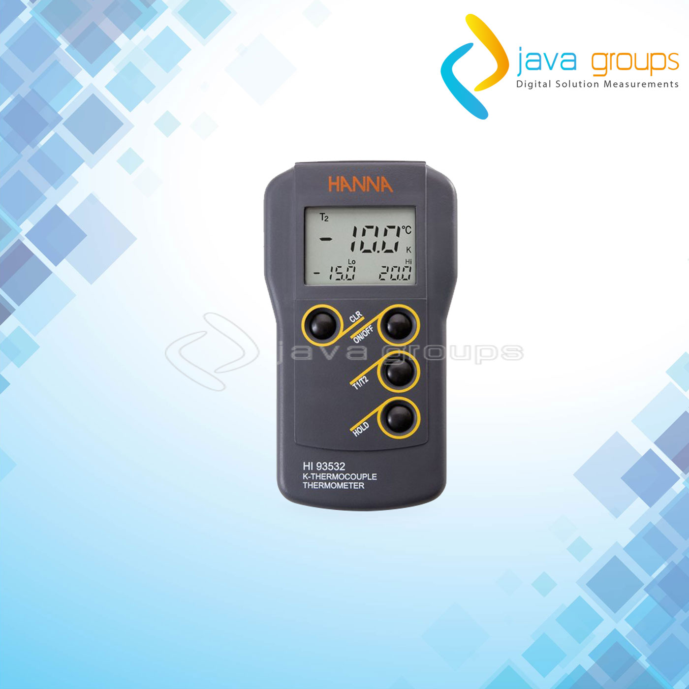 Alat Thermometer Dual Input K-Type Portabel HI93532