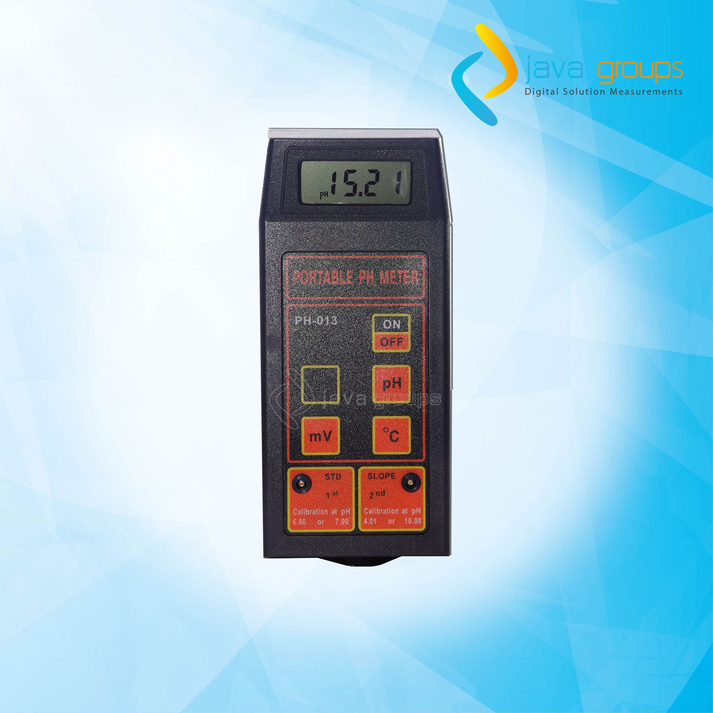 Alat Ukur Portabel PH Meter Digital Suhu pH-013