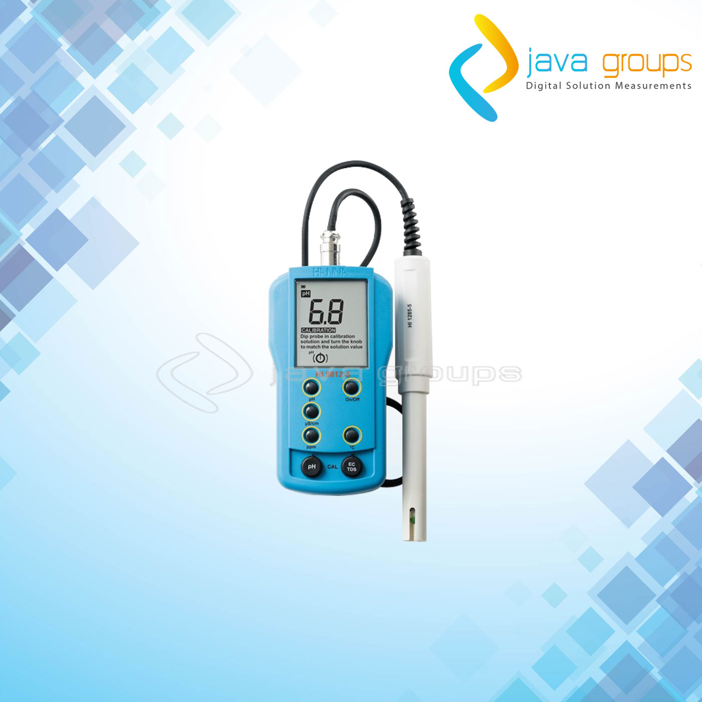 Alat Ukur pH / EC / TDS / Suhu Portable Meter HI9812-5