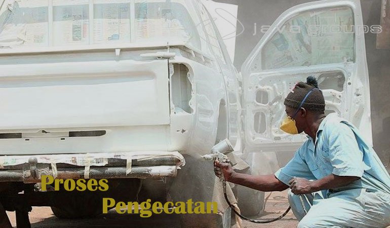 Proses Pengecatan Bodi Kendaran Mobil Lengkap