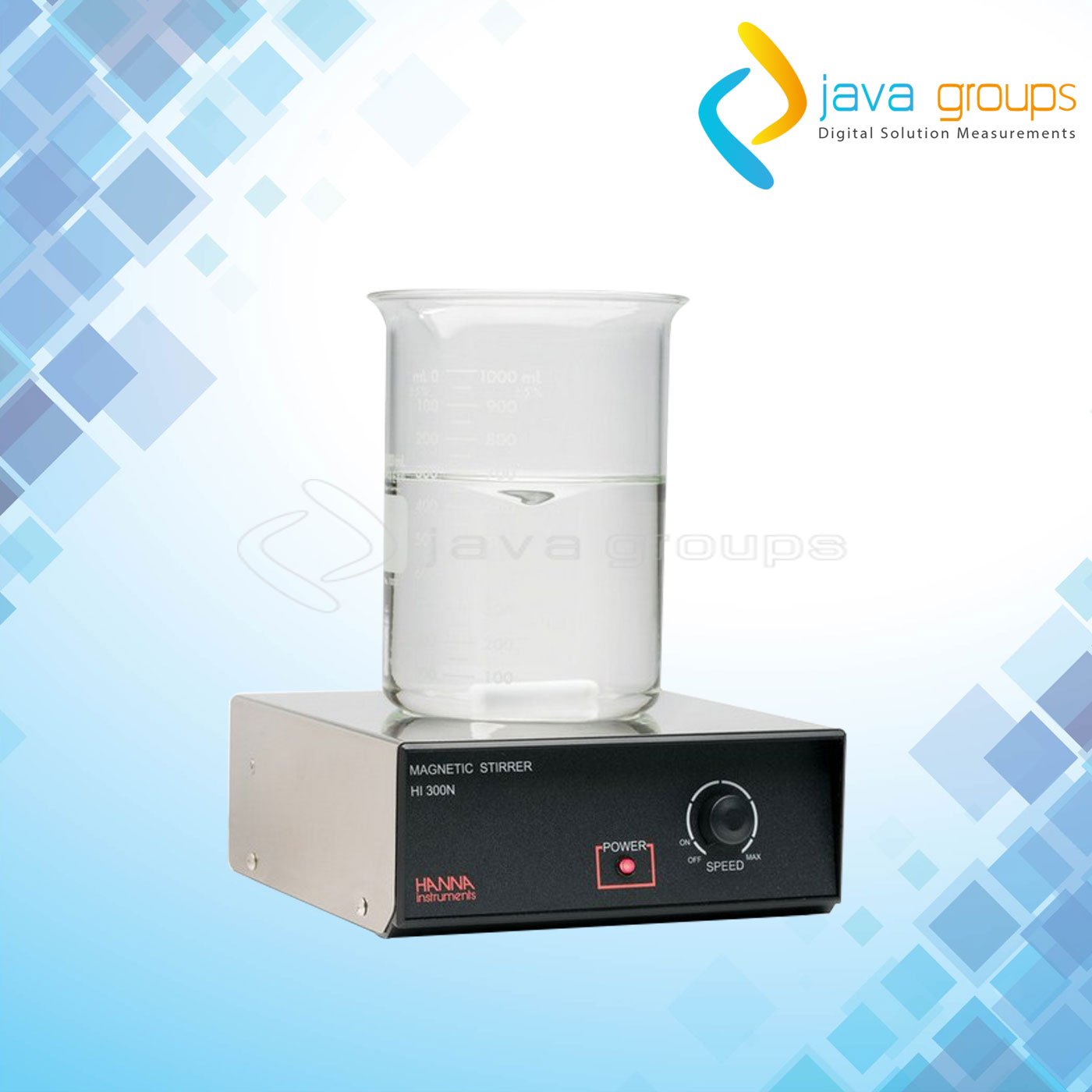Alat Pengaduk Larutan Penutup Stainless Steel (2.5l) HI300N-2