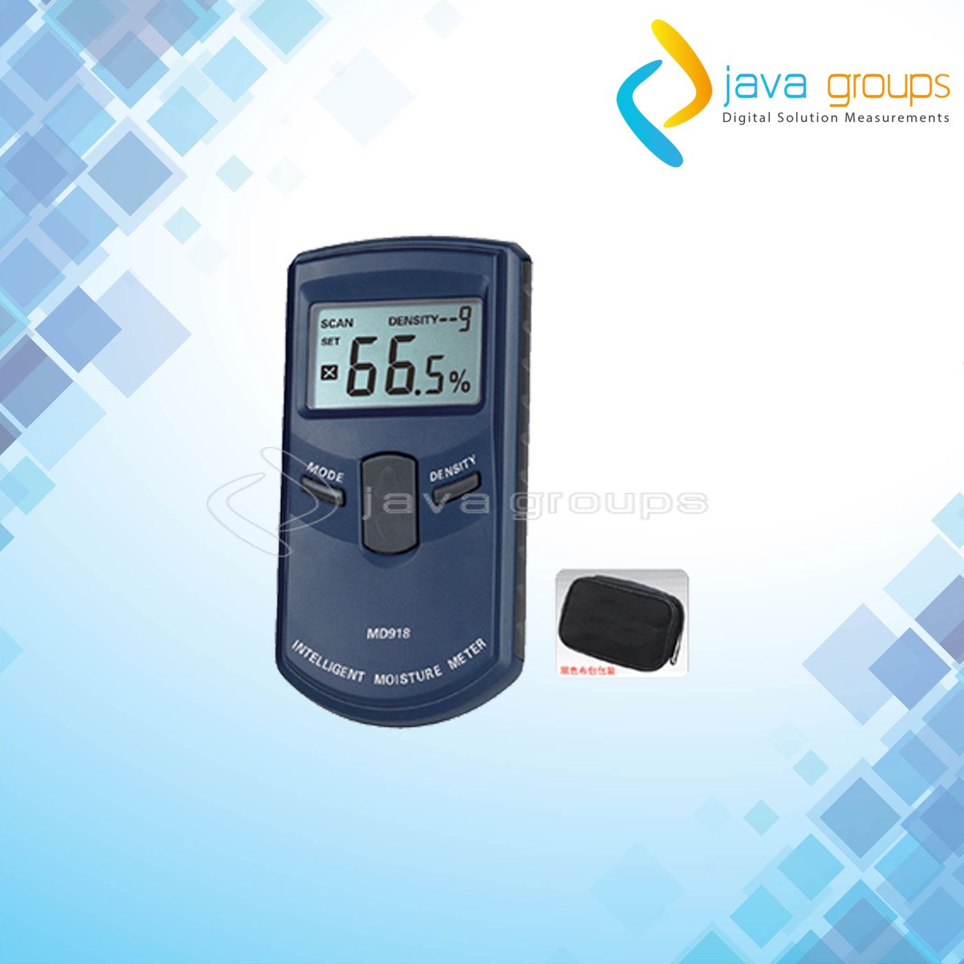 Alat Pengukur Kadar Air Kayu Induktif Digital MD918