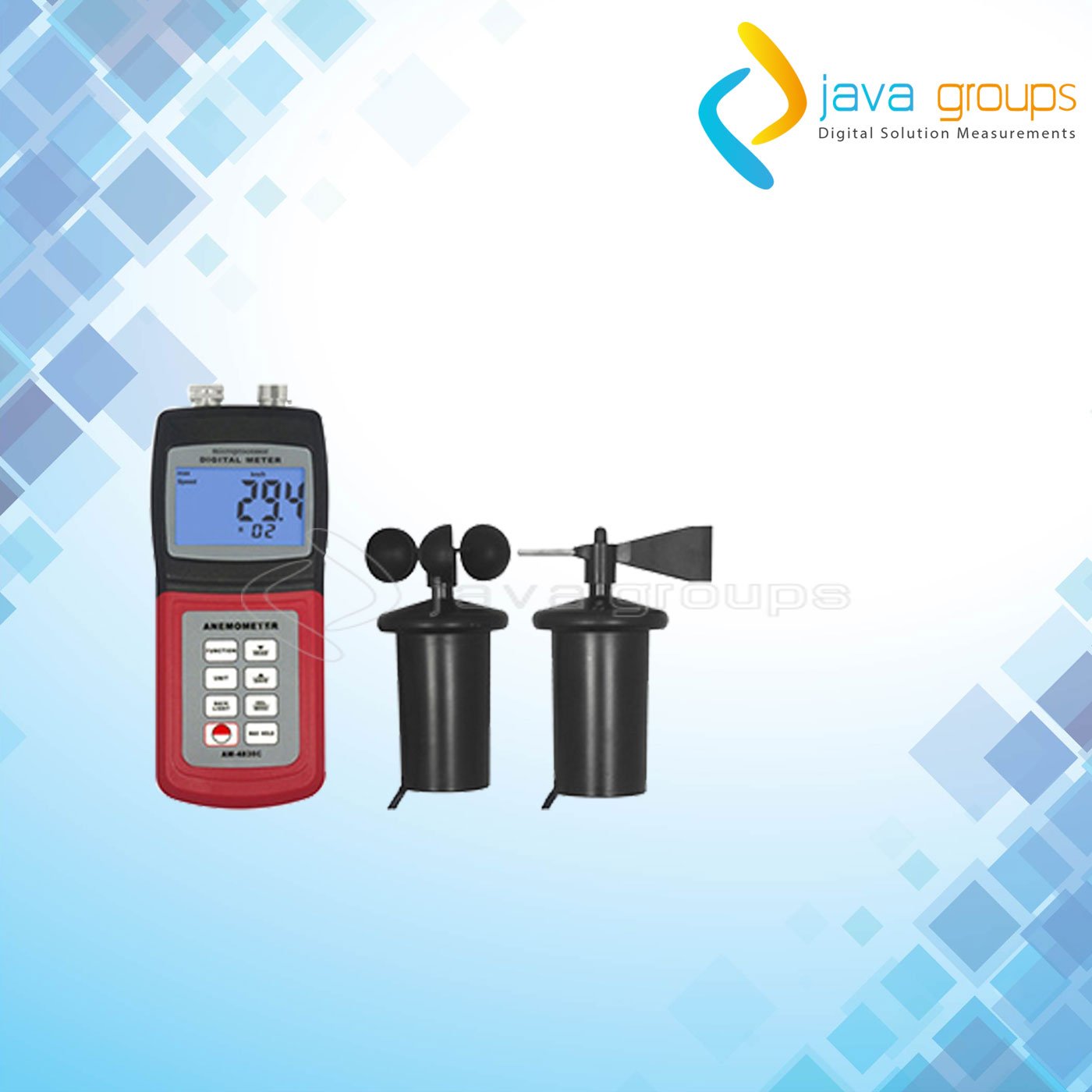 Alat Pengukur Kecepatan Angin Digital AM-4836C
