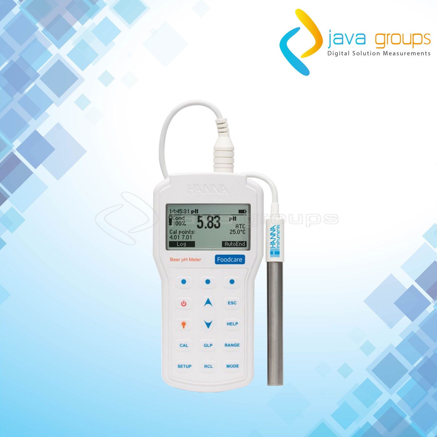 Alat Pengukur pH Bir Portabel Profesional HI98167