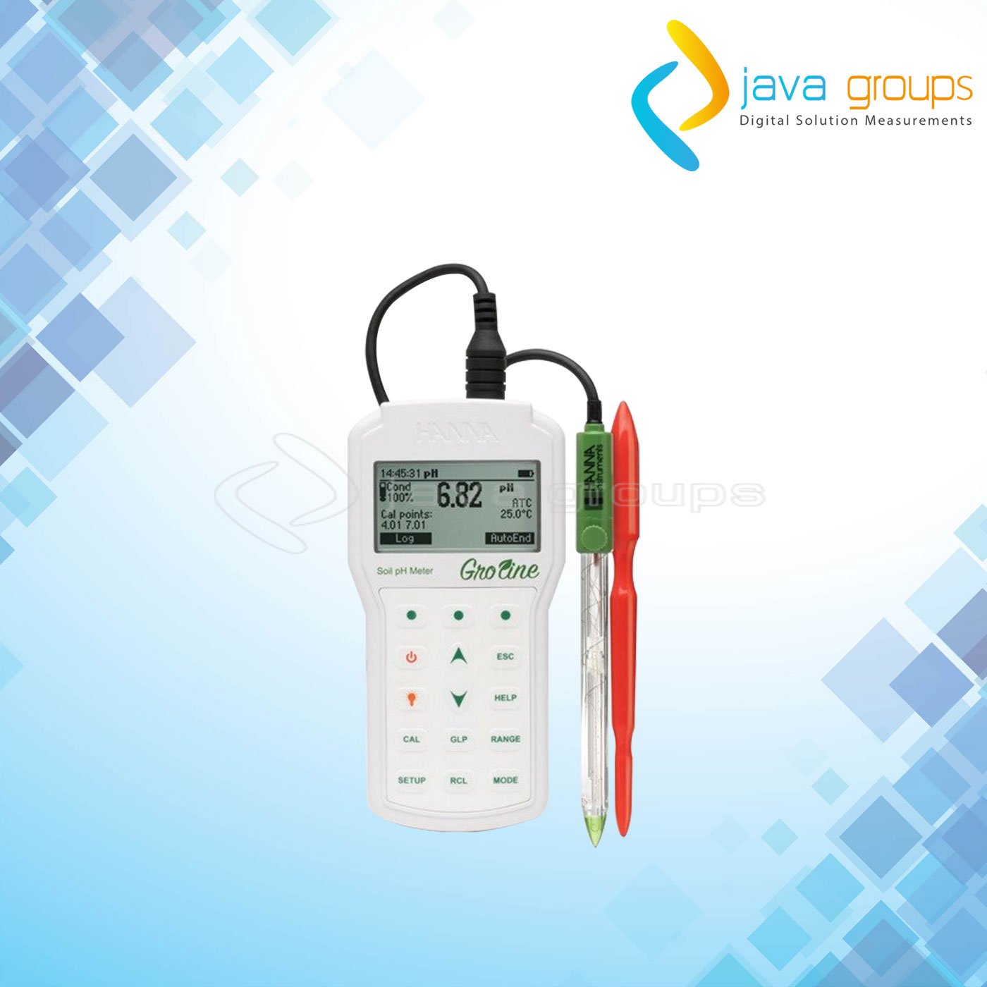 Alat Pengukur pH Tanah Portabel HI98168