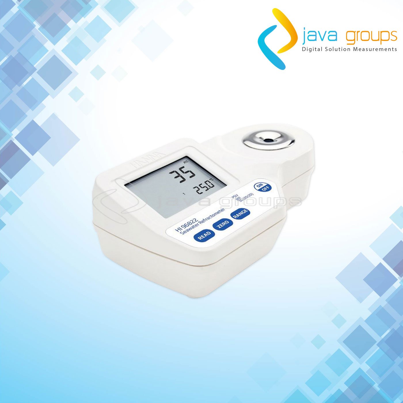 Alat Refractometer Analisis Air Laut Digital HI96822