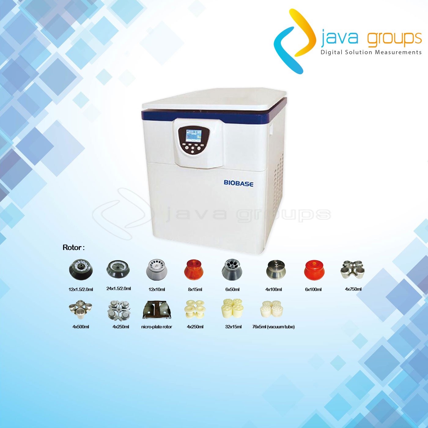 Alat Refrigerated Centrifuge Berkecepatan Tinggi Biobase BKC-VH20RII