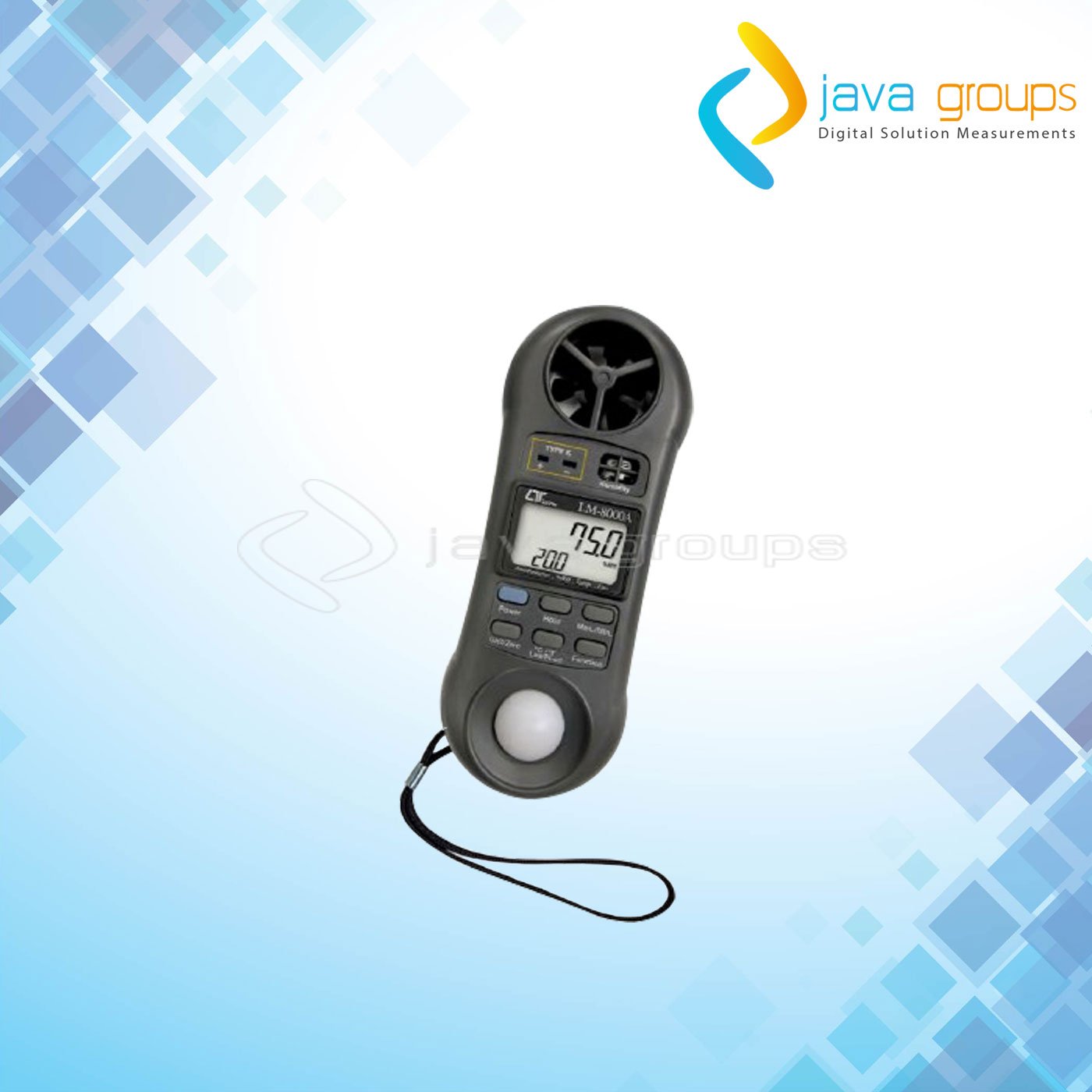 Alat Uji Anemometer Digital Lutron LM-8000A