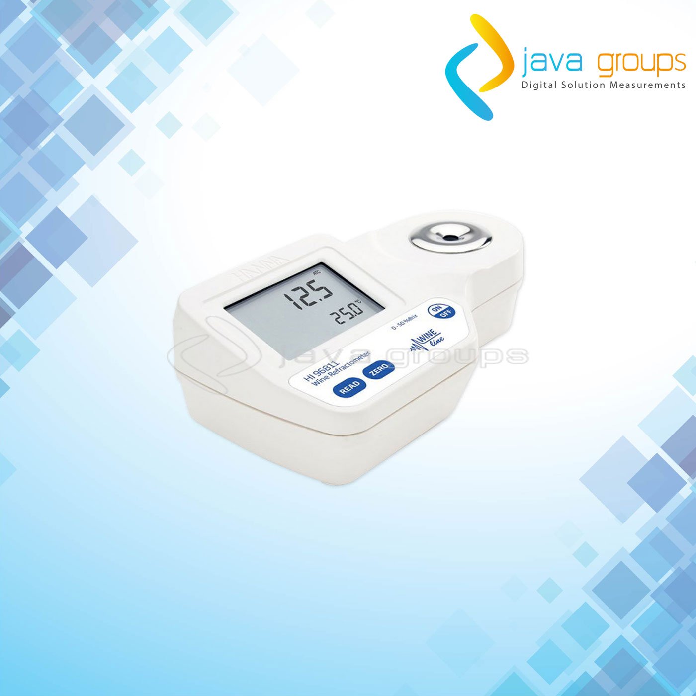 Alat Ukur Kadar Gula Refractometer Digital HI96811