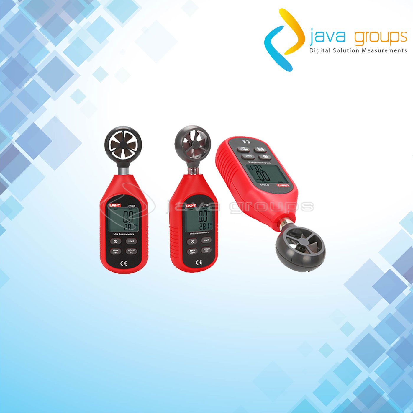 Alat Ukur Kecepatan Angin Mini Anemometer UT363