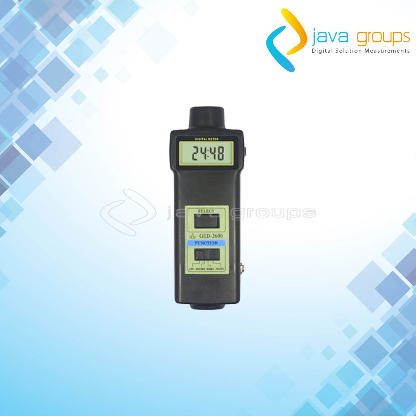 Alat Ukur Kecepatan Rotasi Mesin Tachometer GED-2600