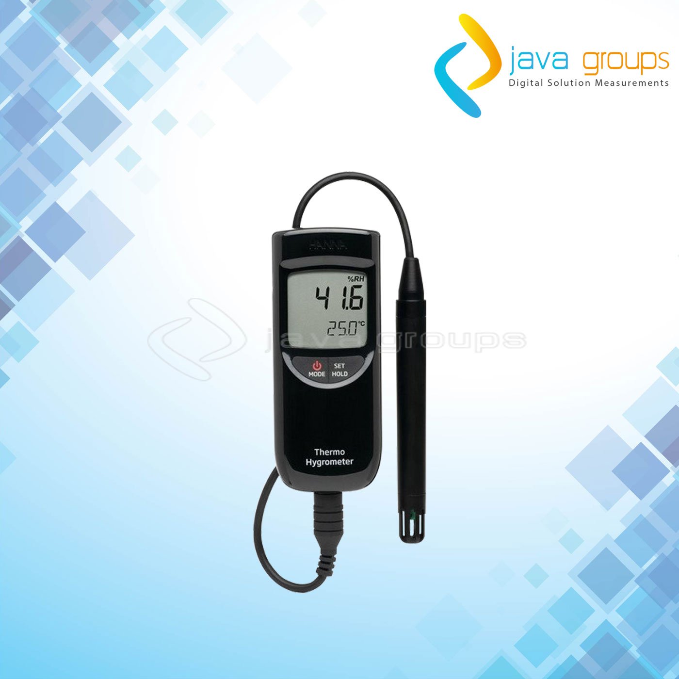Alat Ukur Thermohygrometer Portabel HI9564