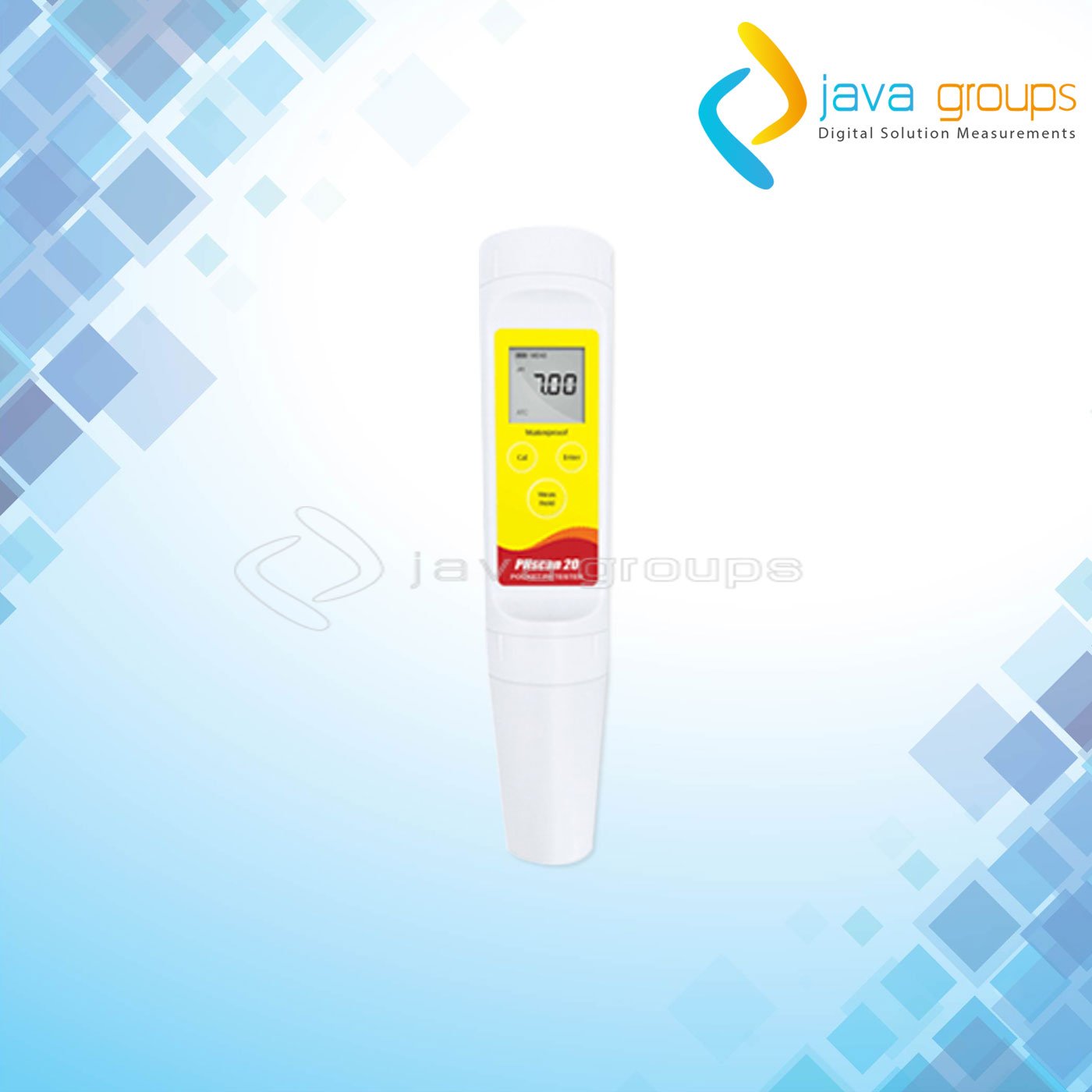 Alat Ukur pH Digital Portabel Seri PH20F