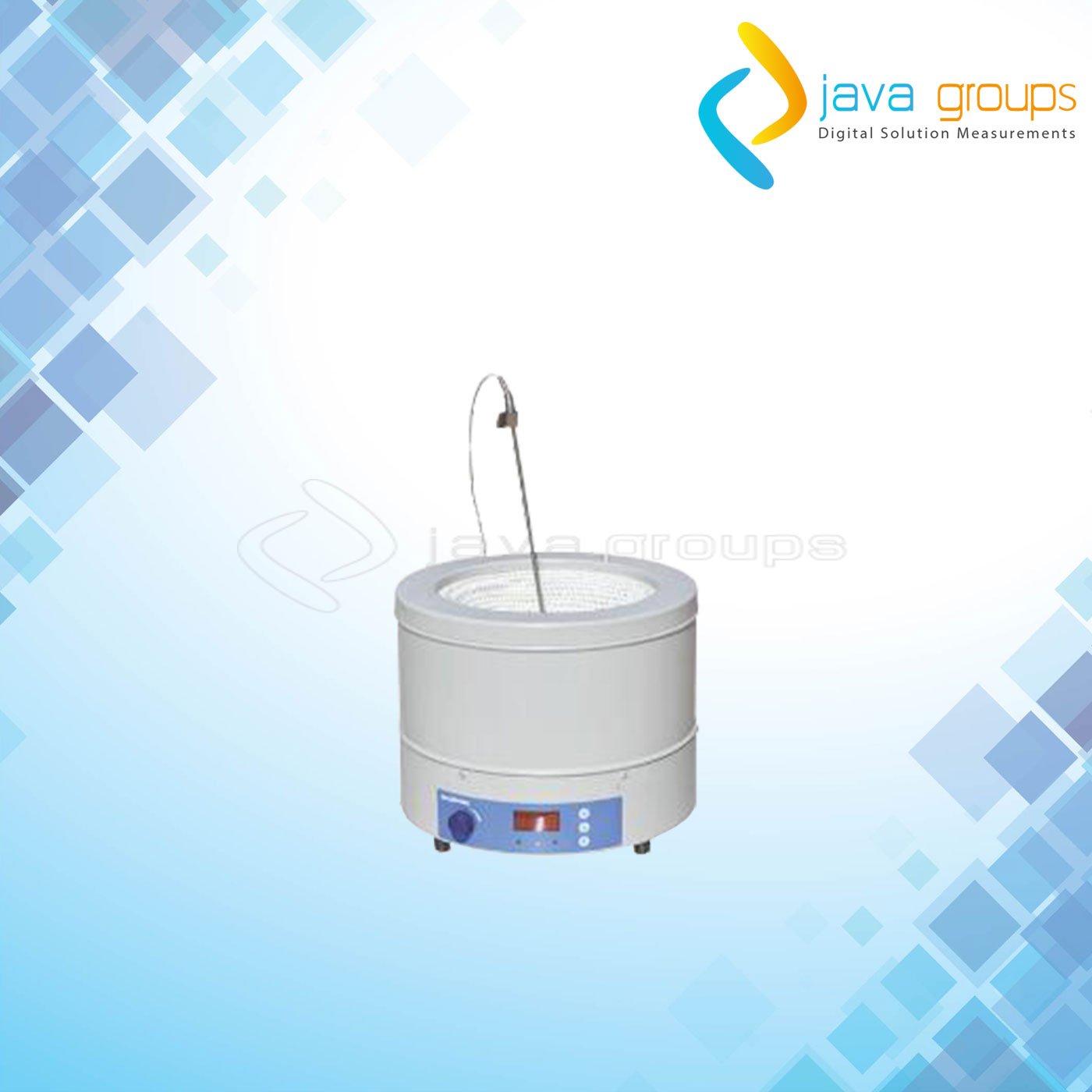 Alat Mantel Pemanasan Magnetik Elektronik & Digital Biobase HME-II