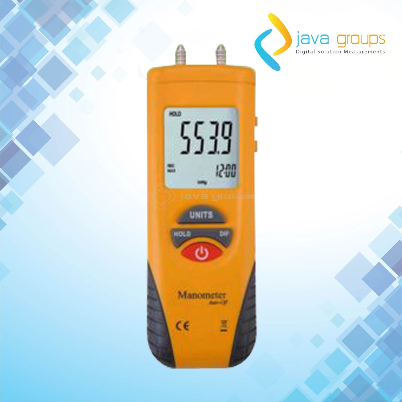 Alat Pengukur Tekanan Udara Digital Manometer AMF111